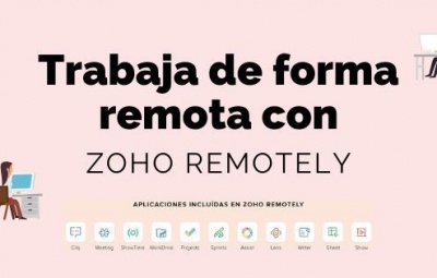 Trabaja de forma remota con Zoho zoho remotely