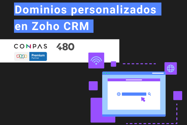 dominios personalizados zoho crm